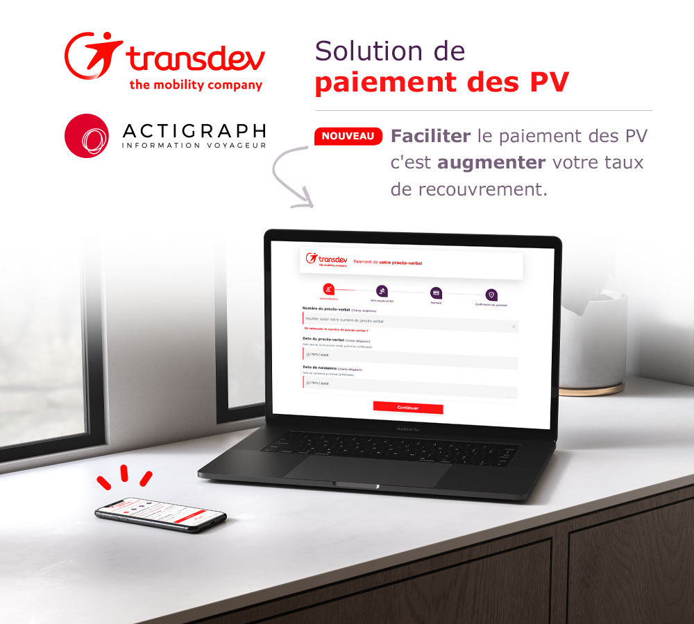 Module de paiement des PV - Département Solutions Digitales Métier Transdev 